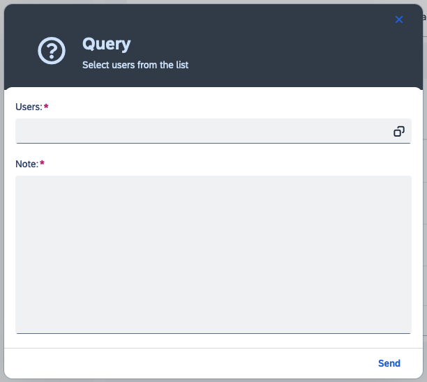 HowToWorkflow QueryDialog