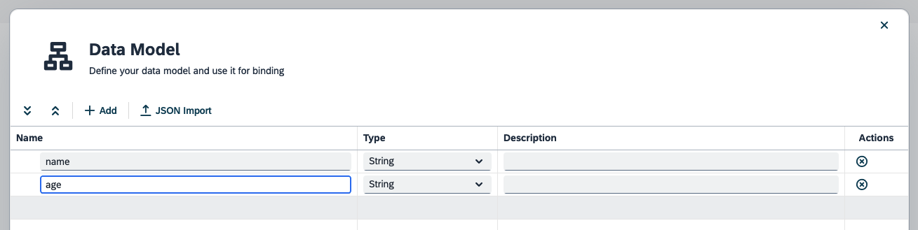 app designer data models 2