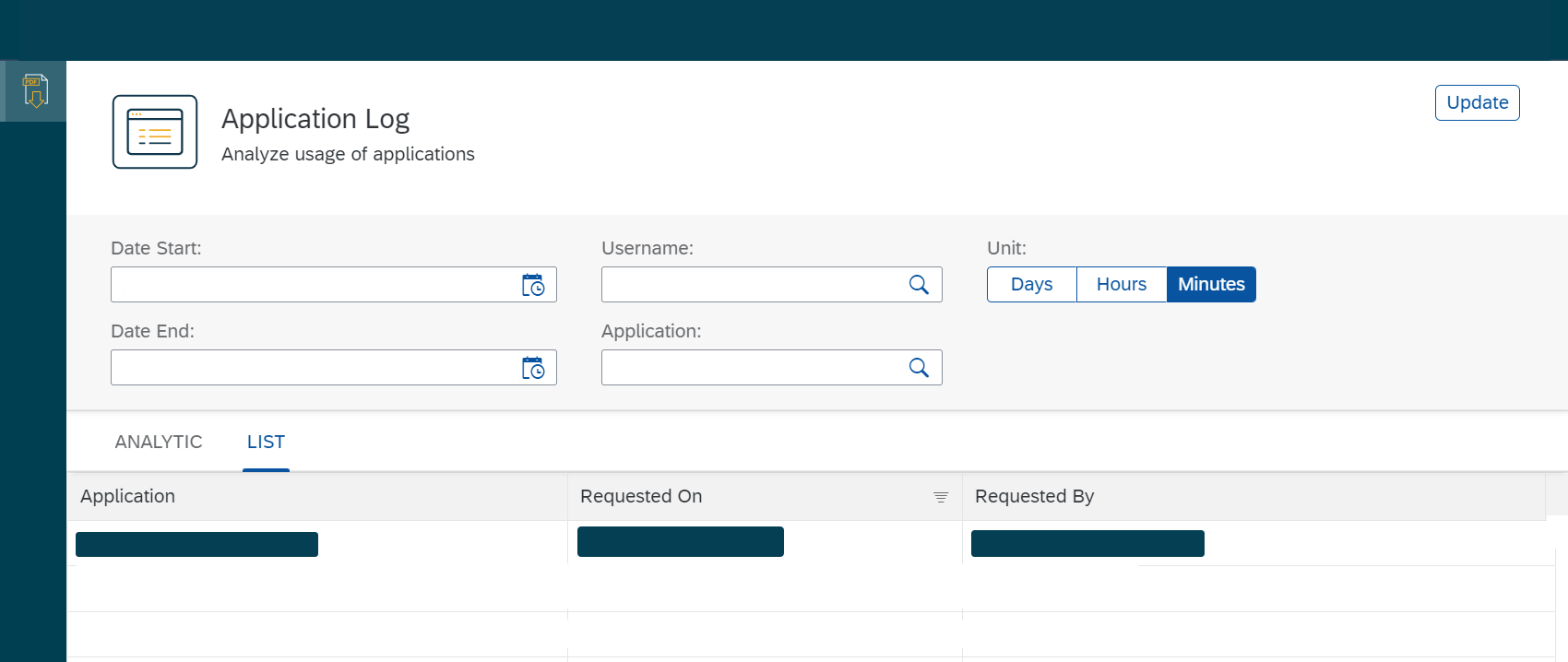 monitoring applog overview