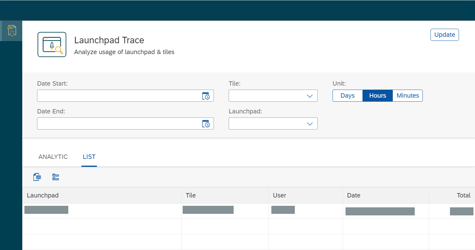 monitoring launchpadtrace overview