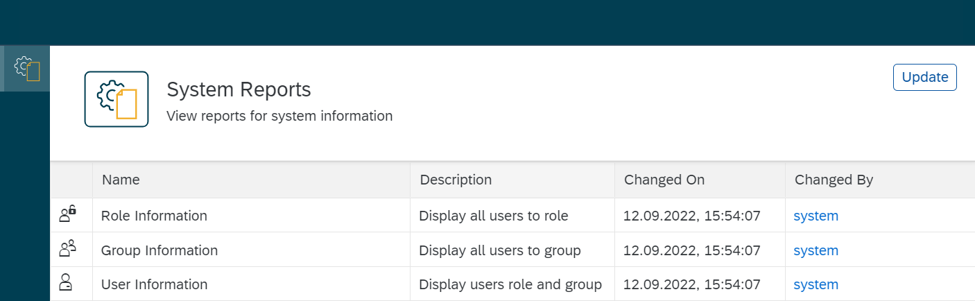 monitoring system reports overview