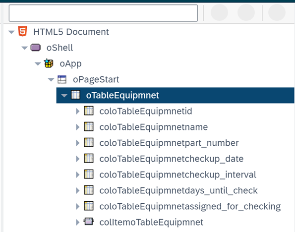 appdesigner table sampleproperties