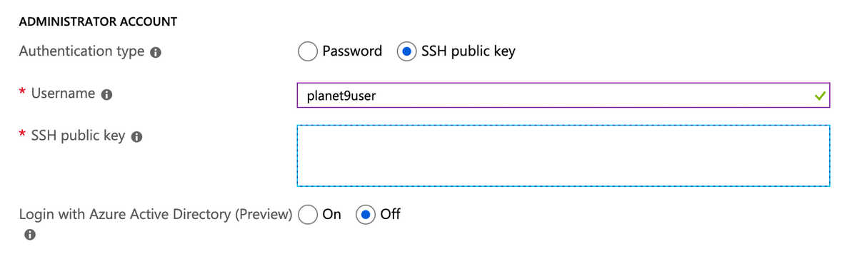 administrator account azure