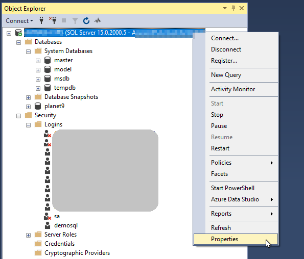 ms sql server authentication first