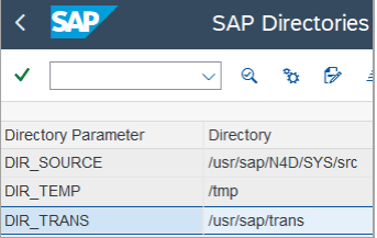 sap directories