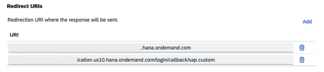 sap btp sso redirect uris
