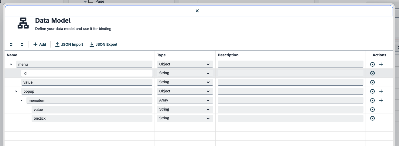 app designer data models 2