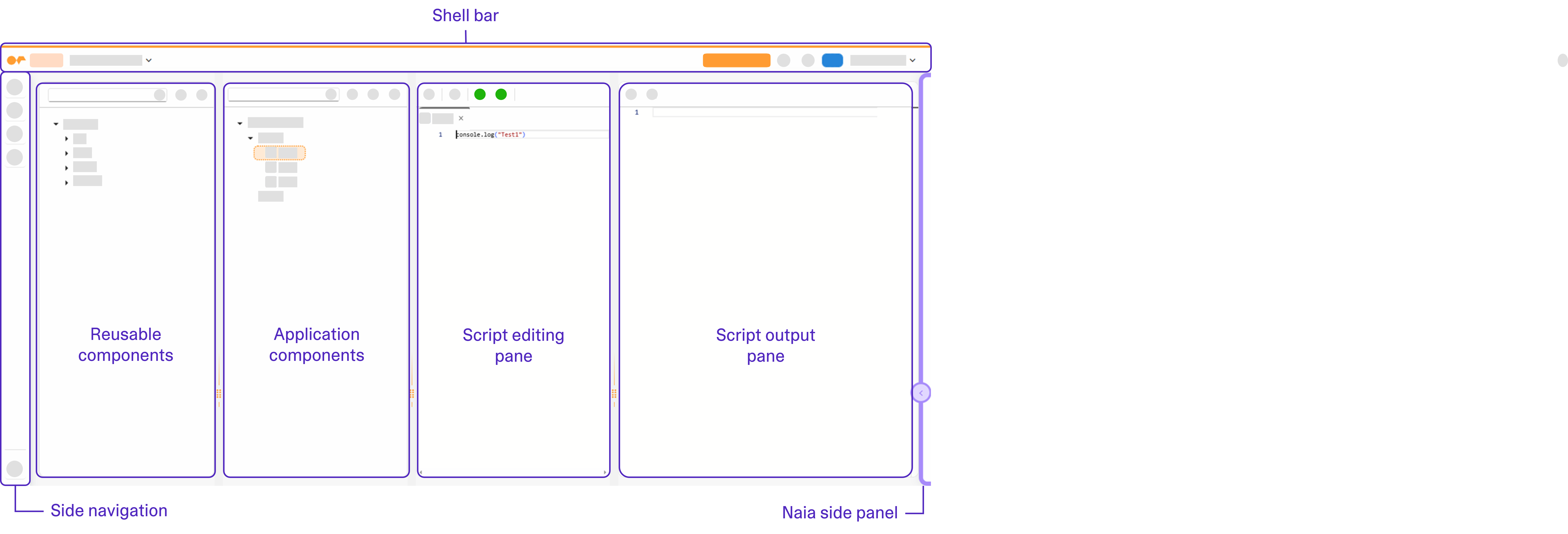 script editor ui at a glance