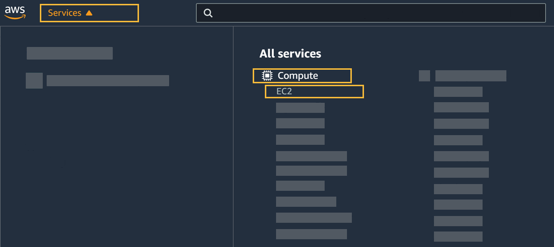 aws console ec2