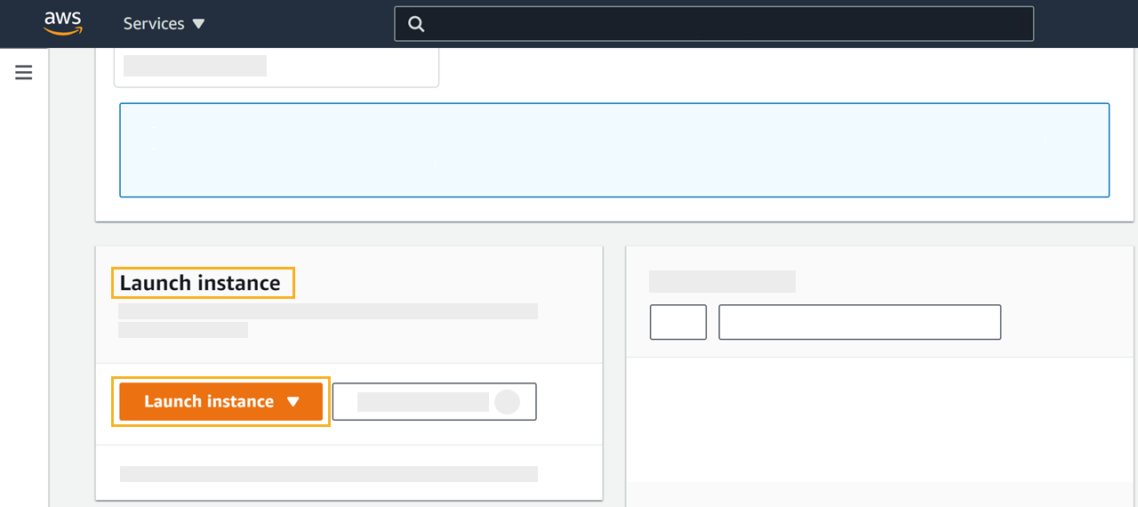 aws launch instance