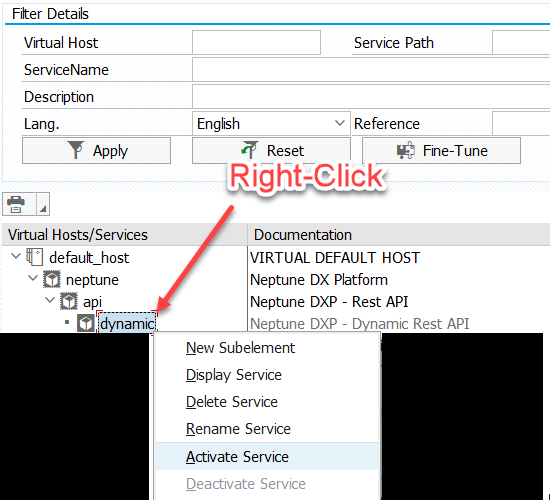 api factory subnode dynamic