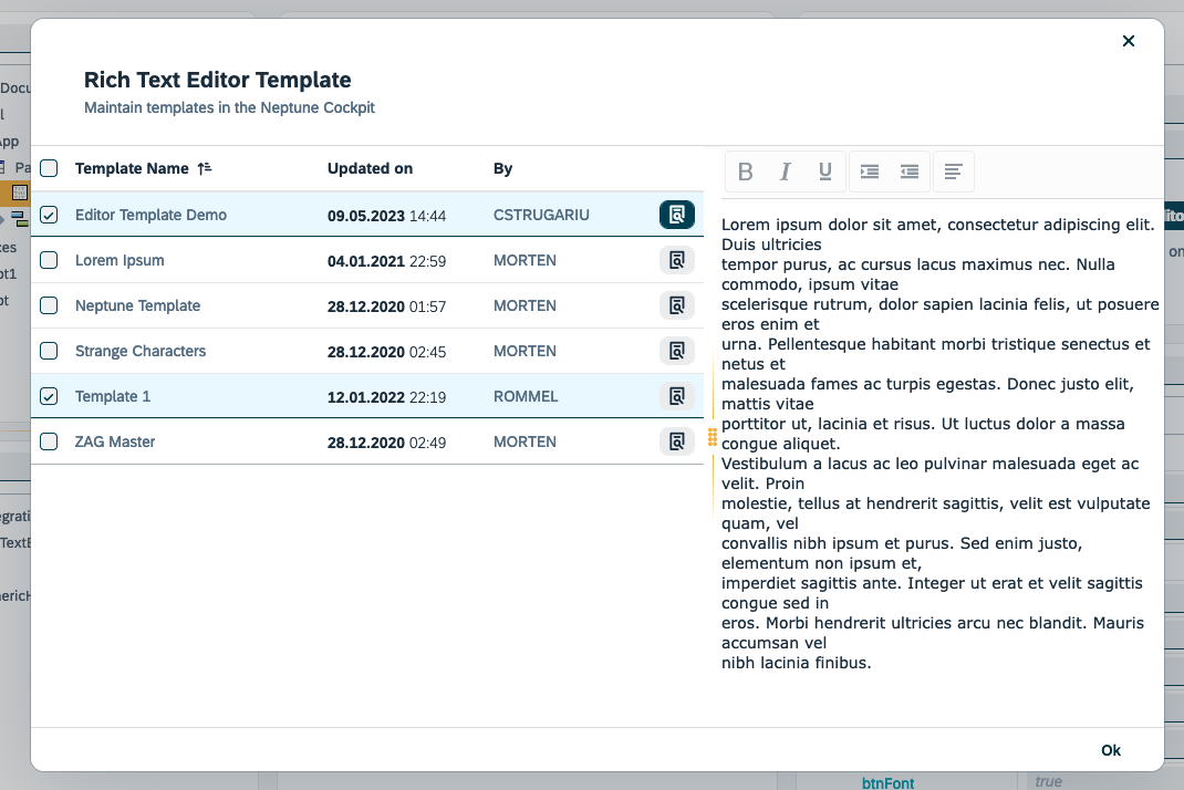 sap edition select templates