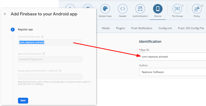 mobile client firebase12