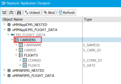 app designer multimodel example tables carriers popup