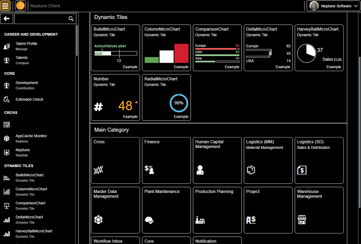 sap edition accessibillity black