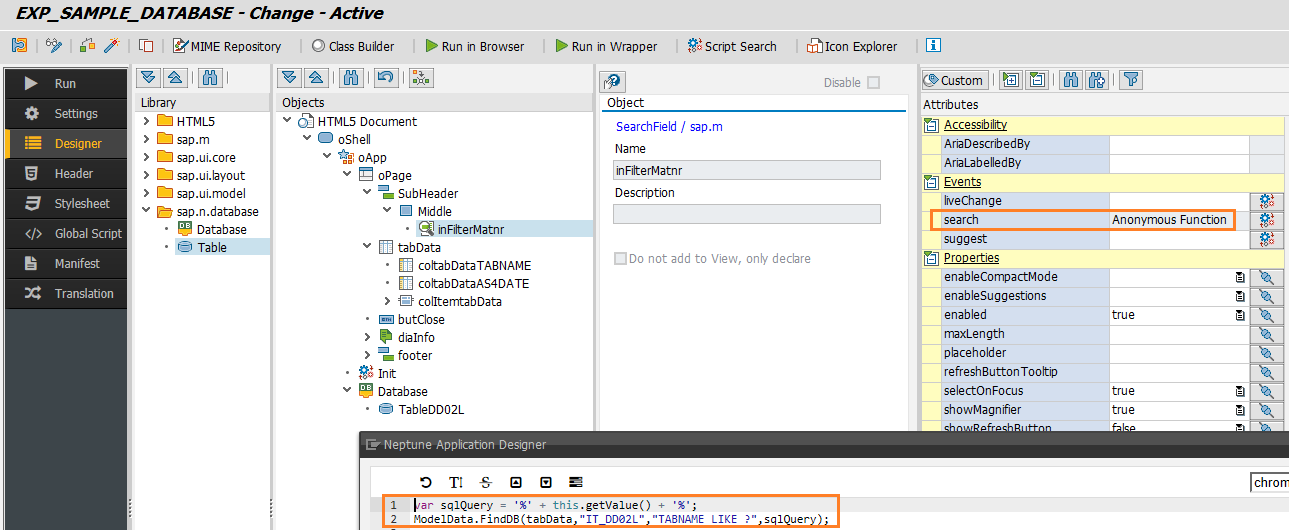 sap database appsync 9