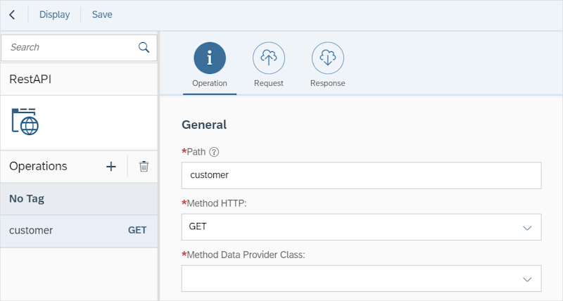 api designer operation information