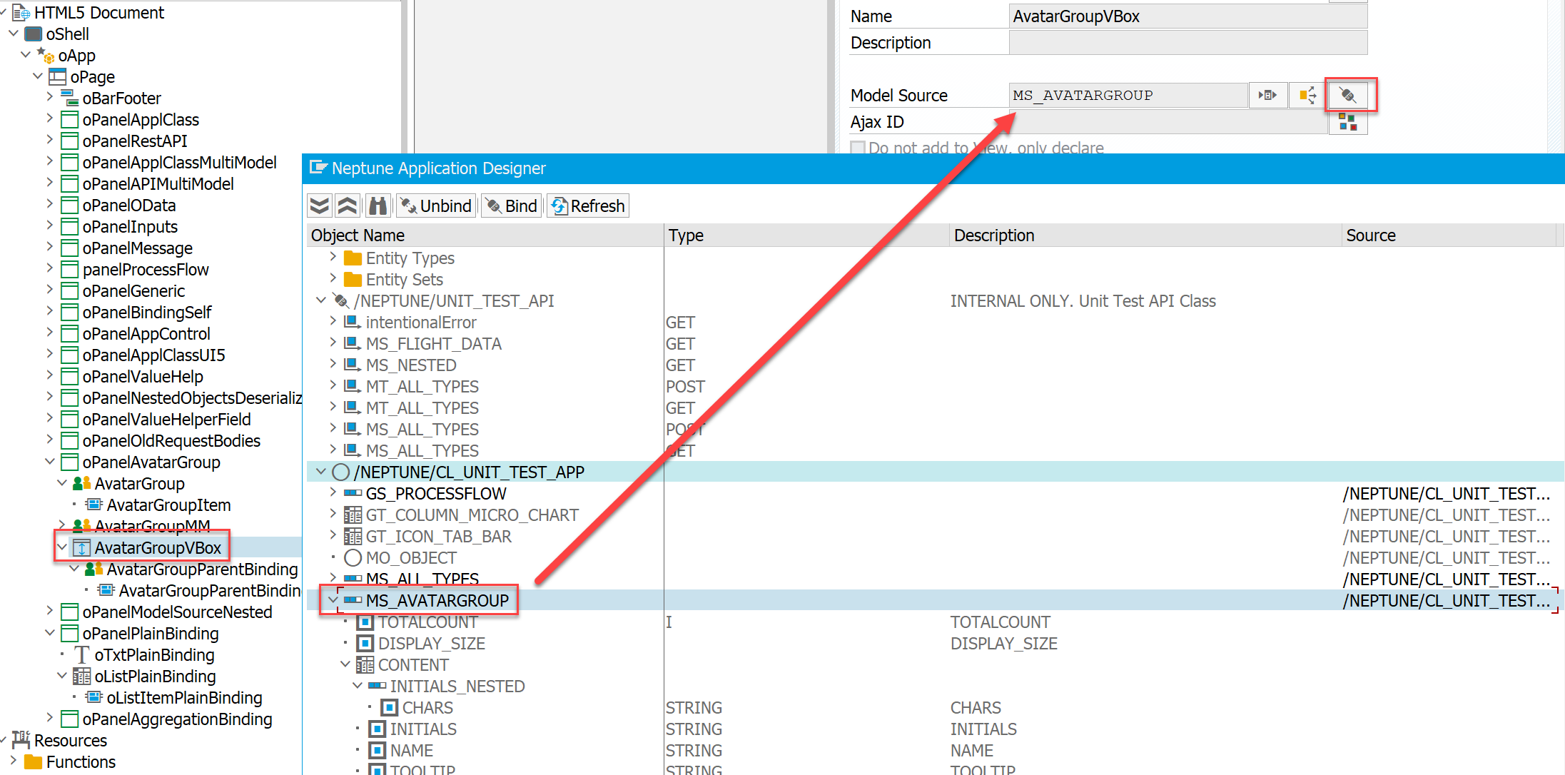 app designer bindingcap example msavatsargroup