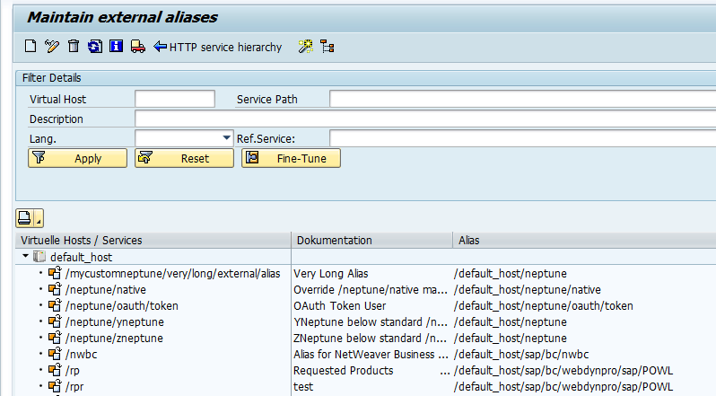 launchpad external alias 4