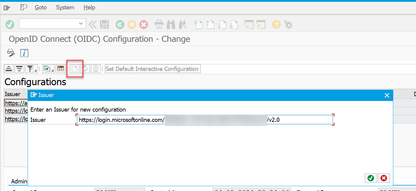 mobile client oauth soidc create issuer